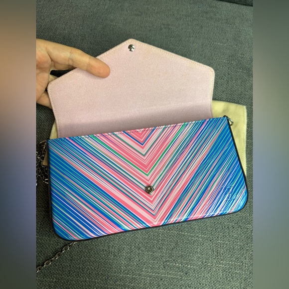 Louis Vuitton pochette Felicie Tropical epi leather FULL SET limited edition - Picture 9 of 15